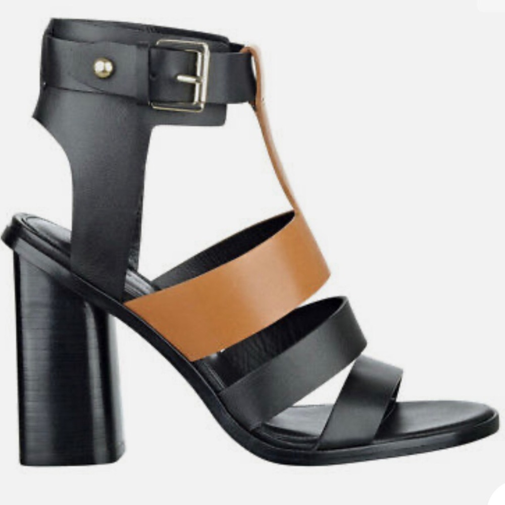 Sigerson Morrison Coria Leather Heeled Sandals 7